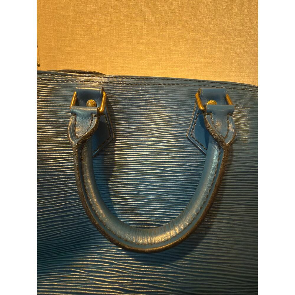 Louis Vuitton speedy 25 - blue EPI Boston bag - Picture 12 of 12